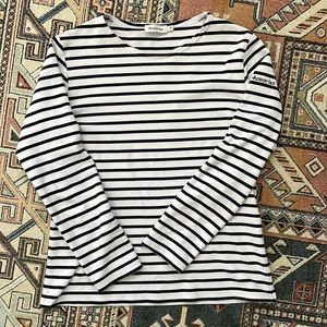 Armor-lux Breton heavy cotton long sleeve shirt.